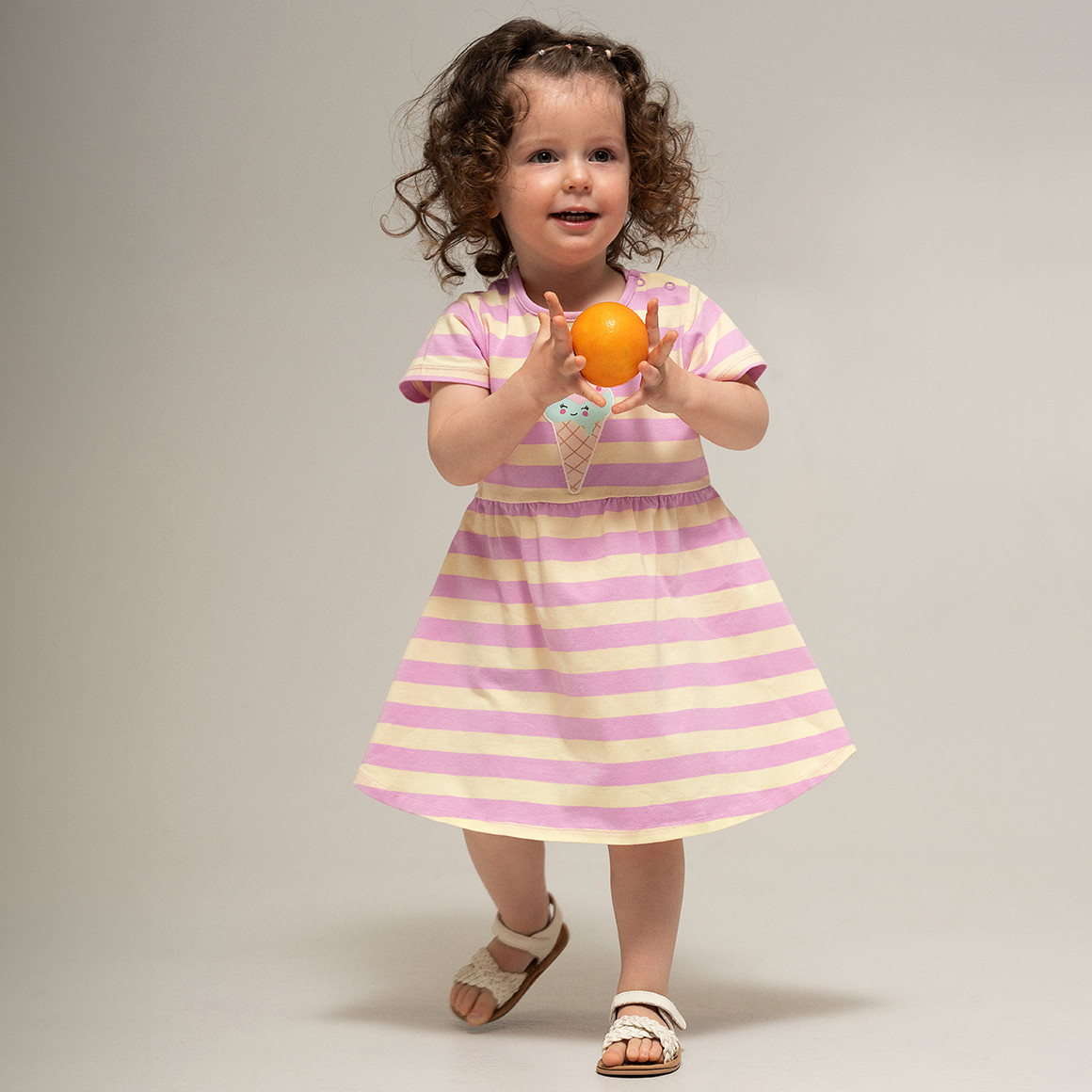 Baby Kleid mit Streifen