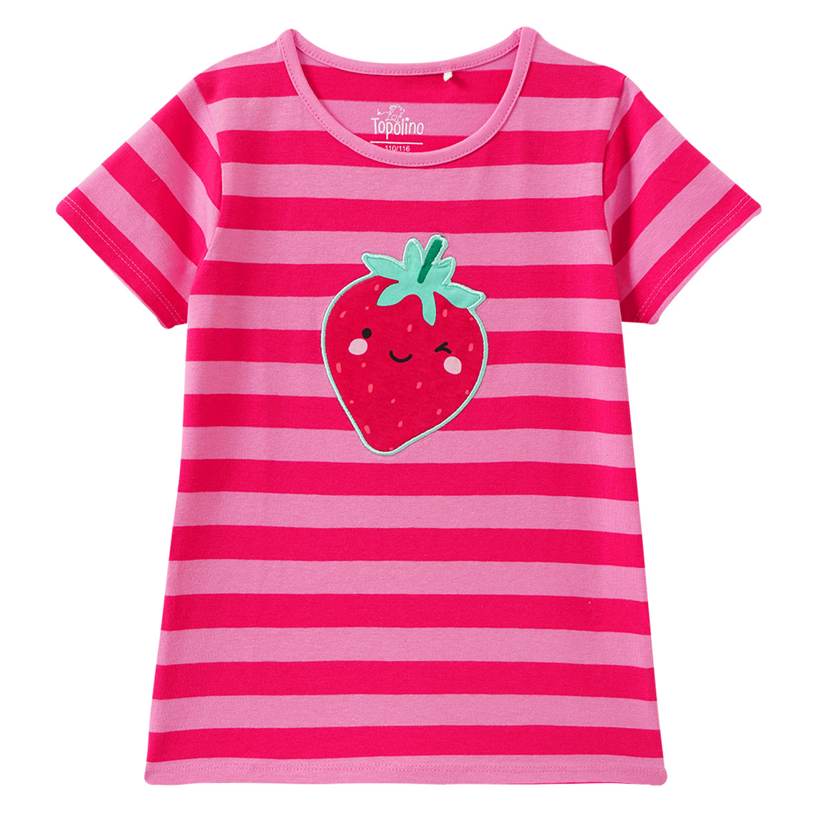 Mädchen T-Shirt mit Streifen