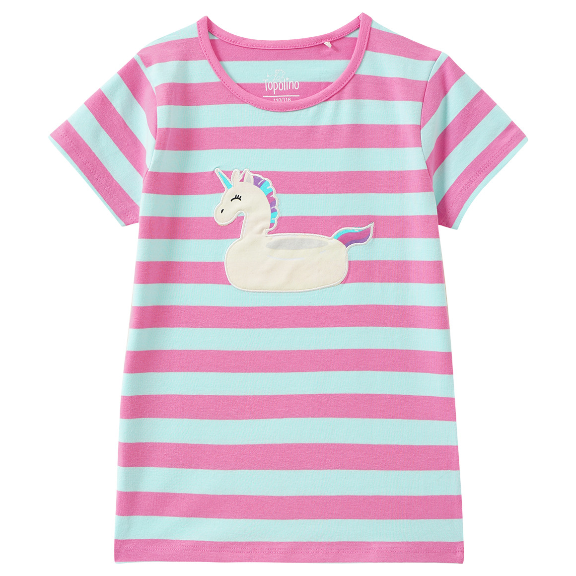 Mädchen T-Shirt mit Streifen