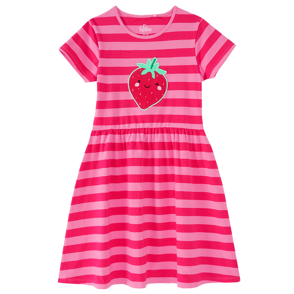 Mädchen Kleid mit Streifen