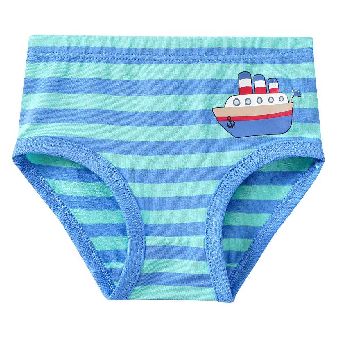 5 Jungen Slips mit Print