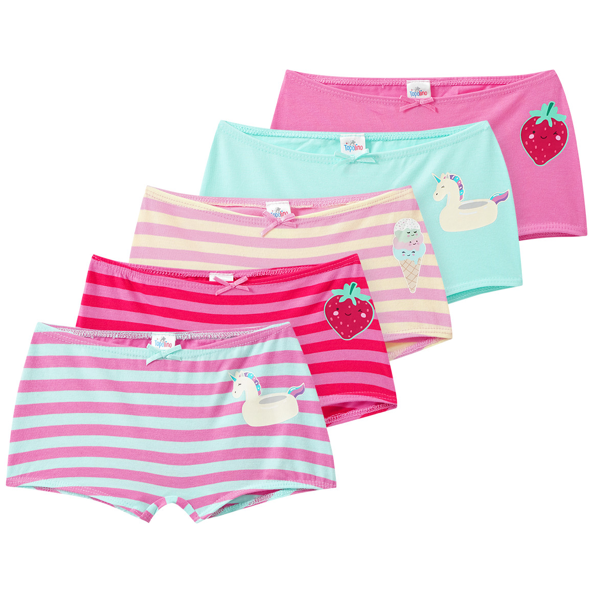 5 Mädchen Pantys im Set
