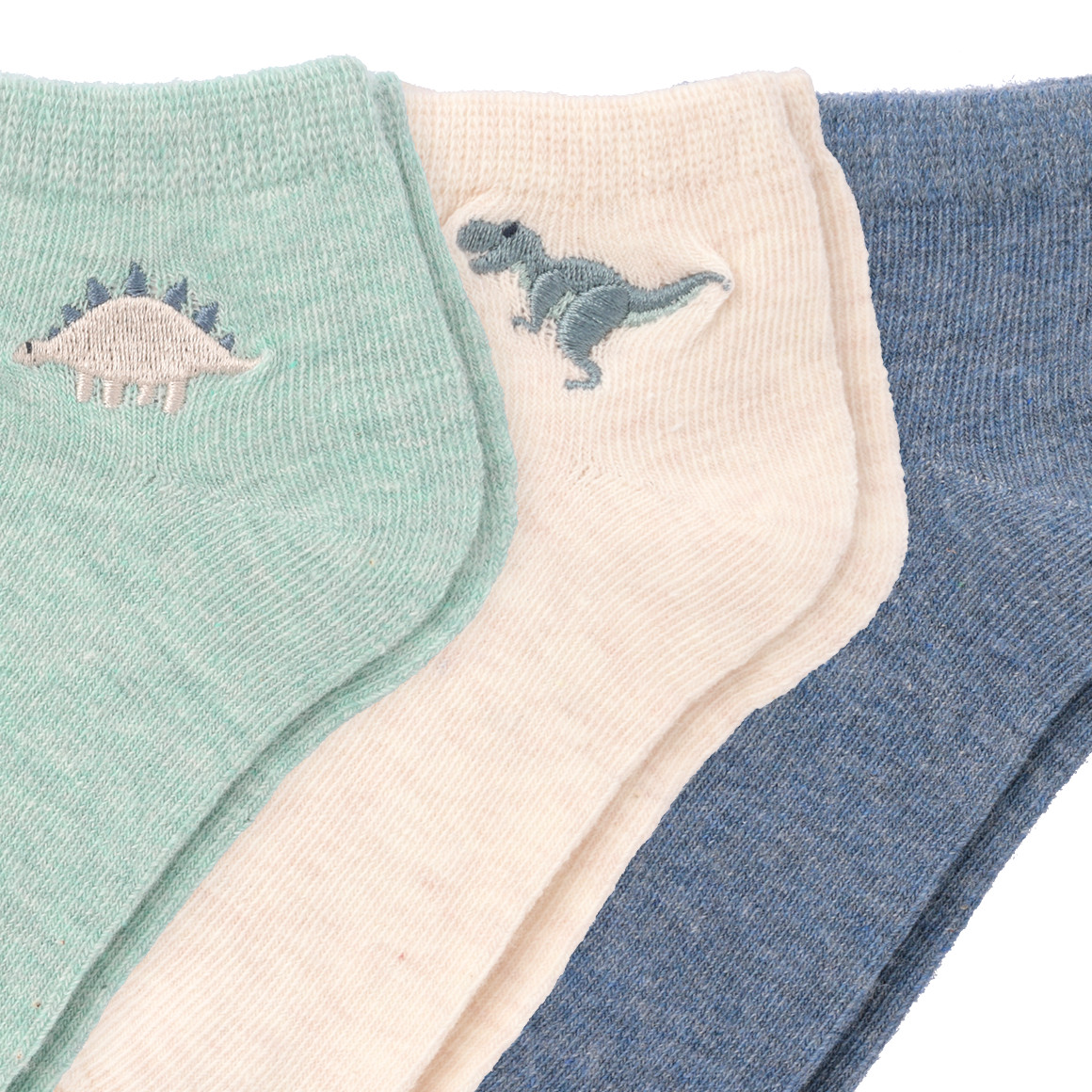 3 Paar Jungen Sneaker-Socken knöchelhoch