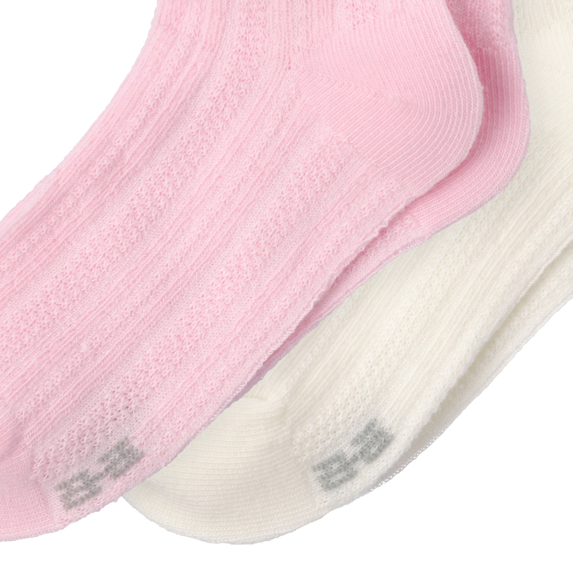 2 Paar Mädchen Sneaker-Socken mit Spitze