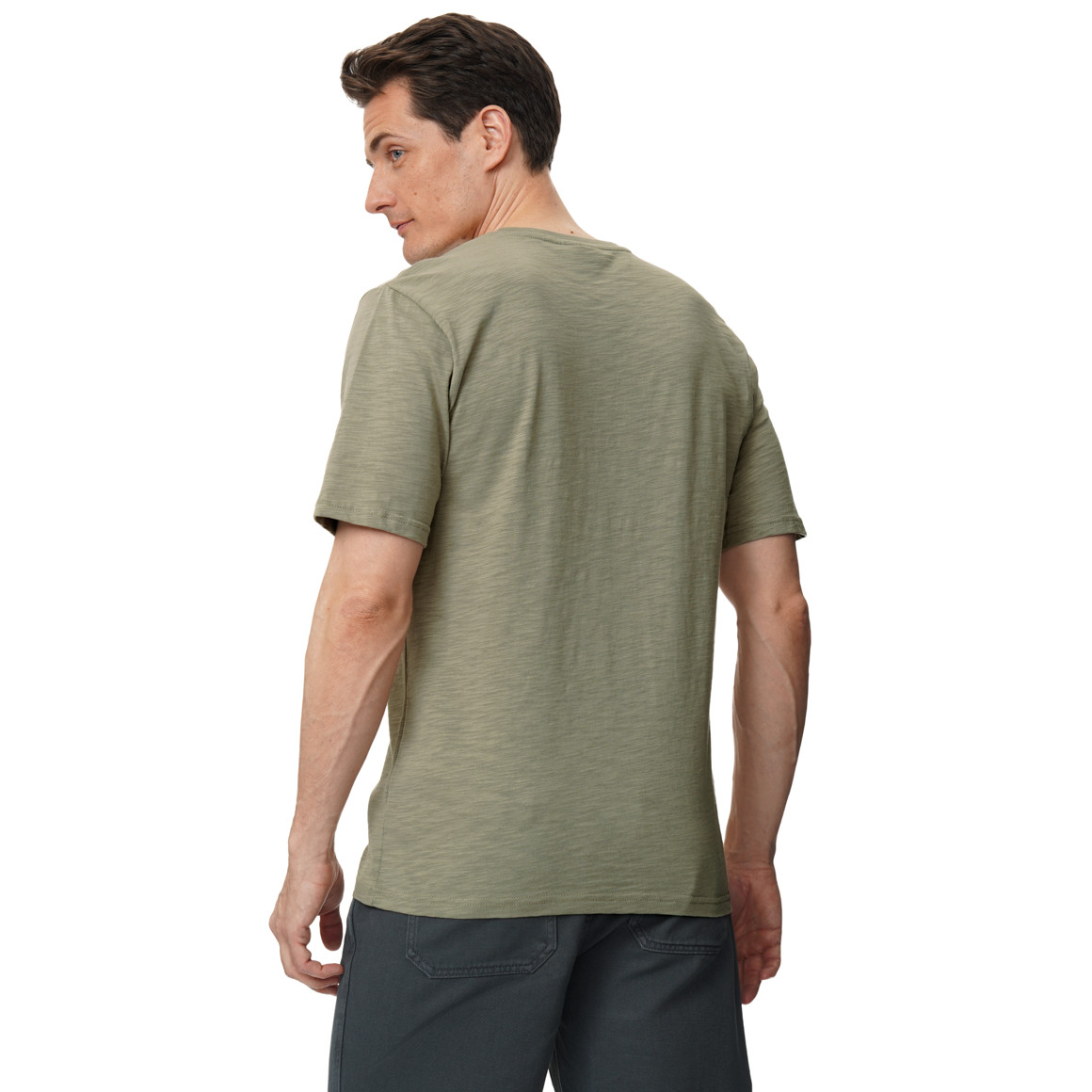 Heren-T-shirt met grote print