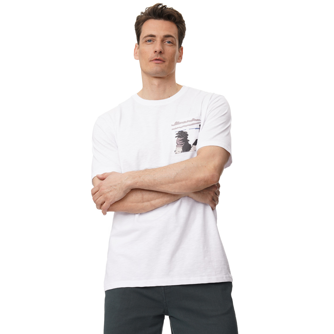 Herren T-Shirt mit Rückenprint