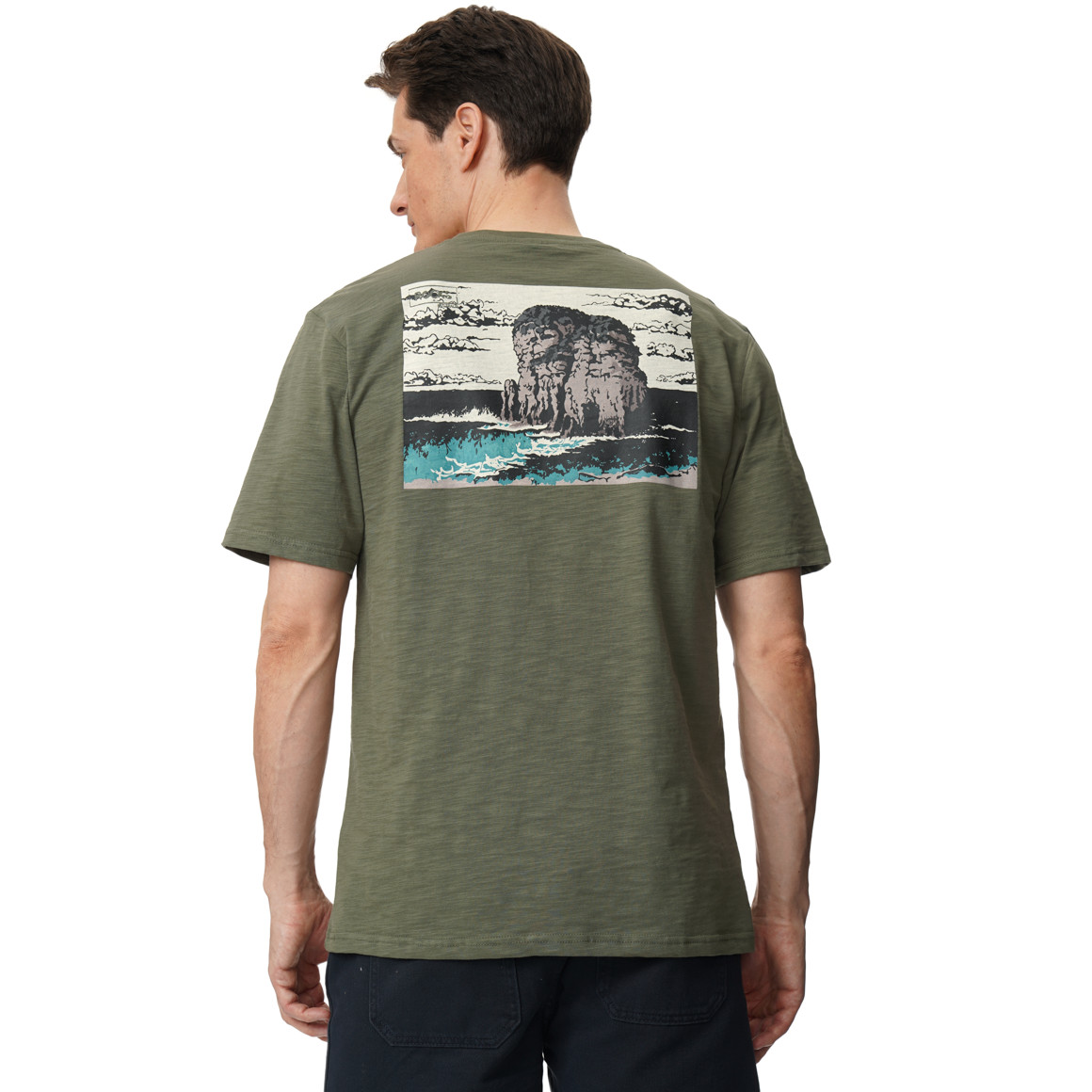 Herren T-Shirt mit Rückenprint