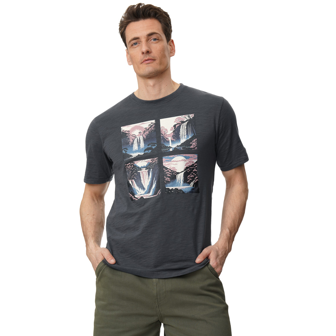 Heren T-shirt met print