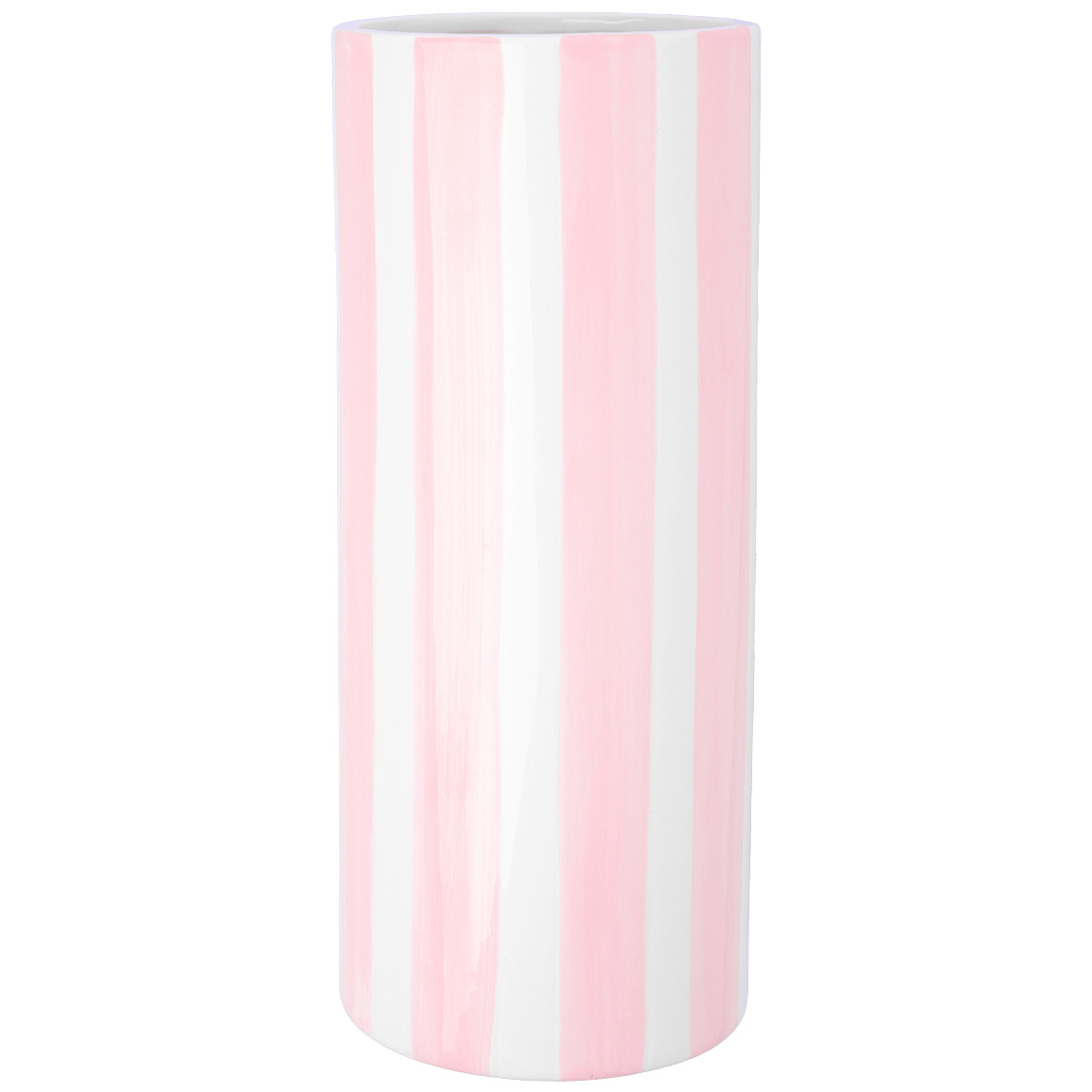 Vase mit Streifen