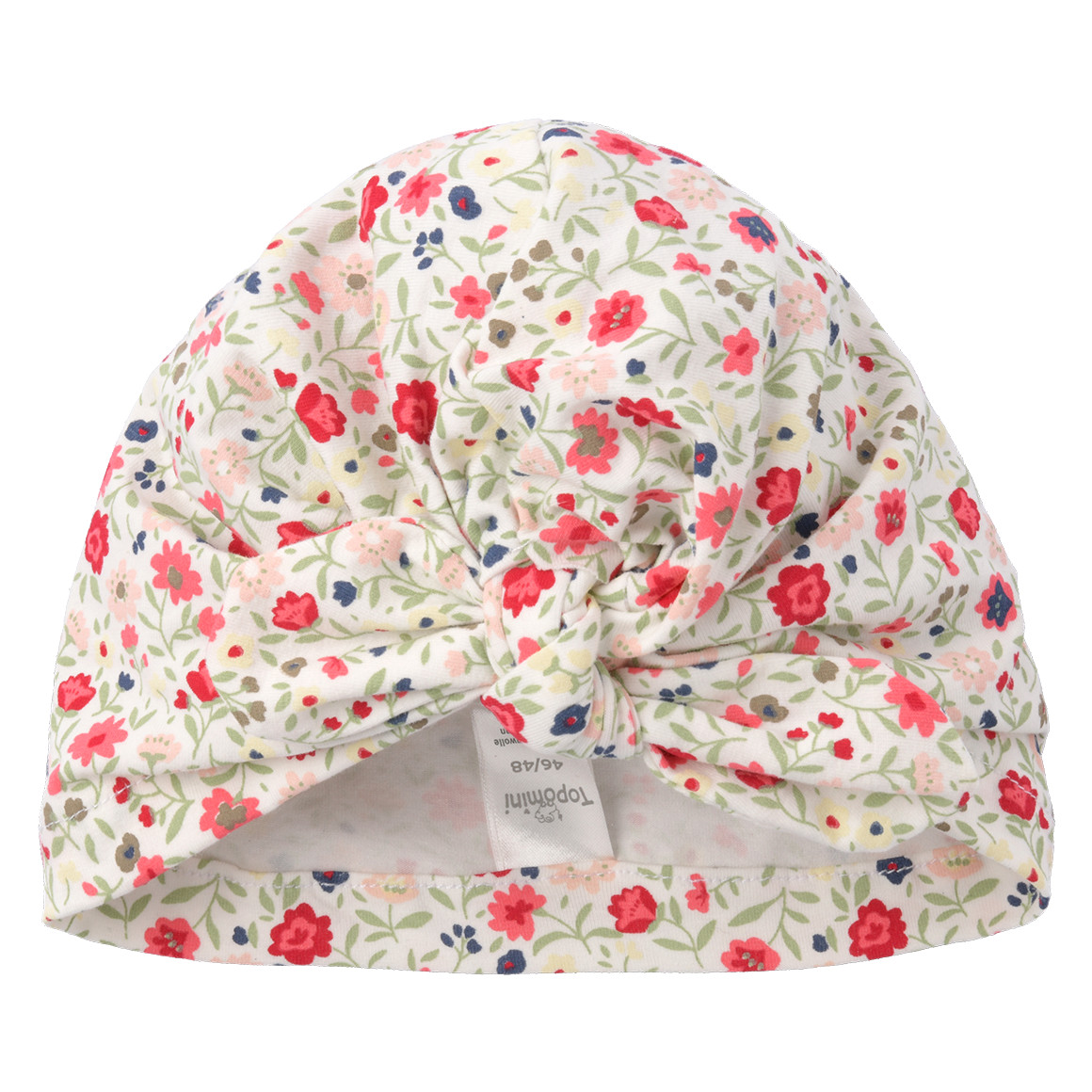 Baby Turban-Mütze mit Blumen-Allover