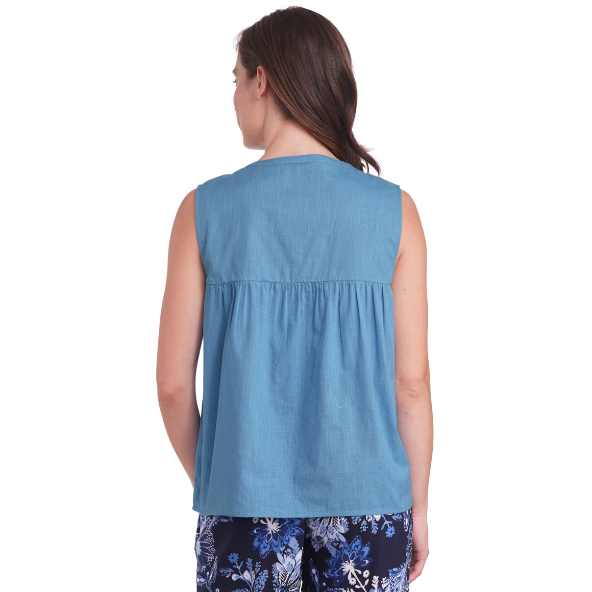 Damen Blusentop mit Stickerei