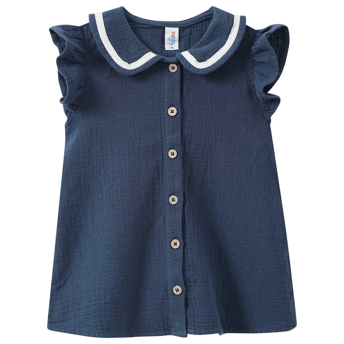 Mädchen Musselin-Bluse aus Baumwolle