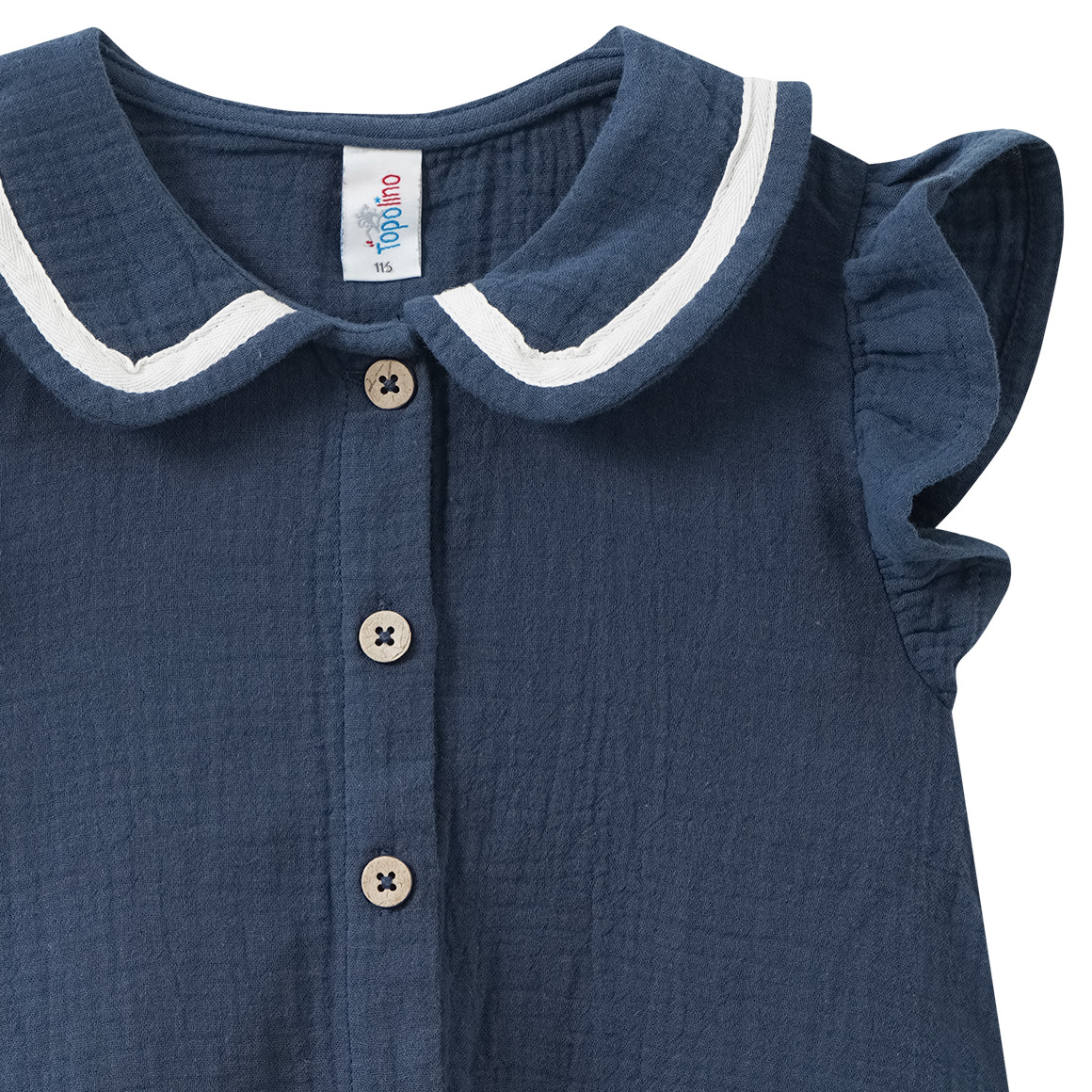 Mädchen Musselin-Bluse aus Baumwolle