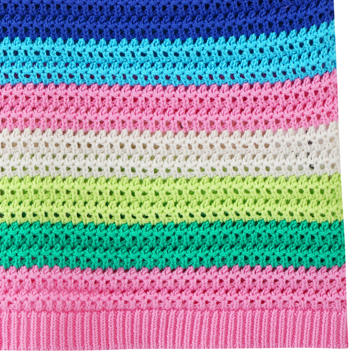 Mädchen Häkeltop mit bunten Streifen