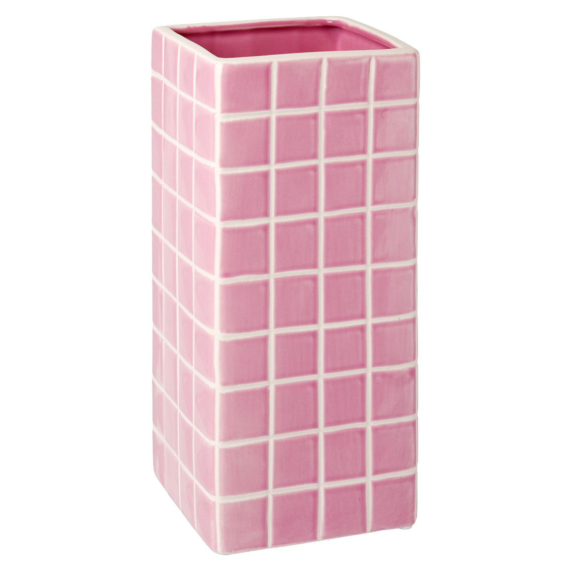 Vase mit Kachel-Muster