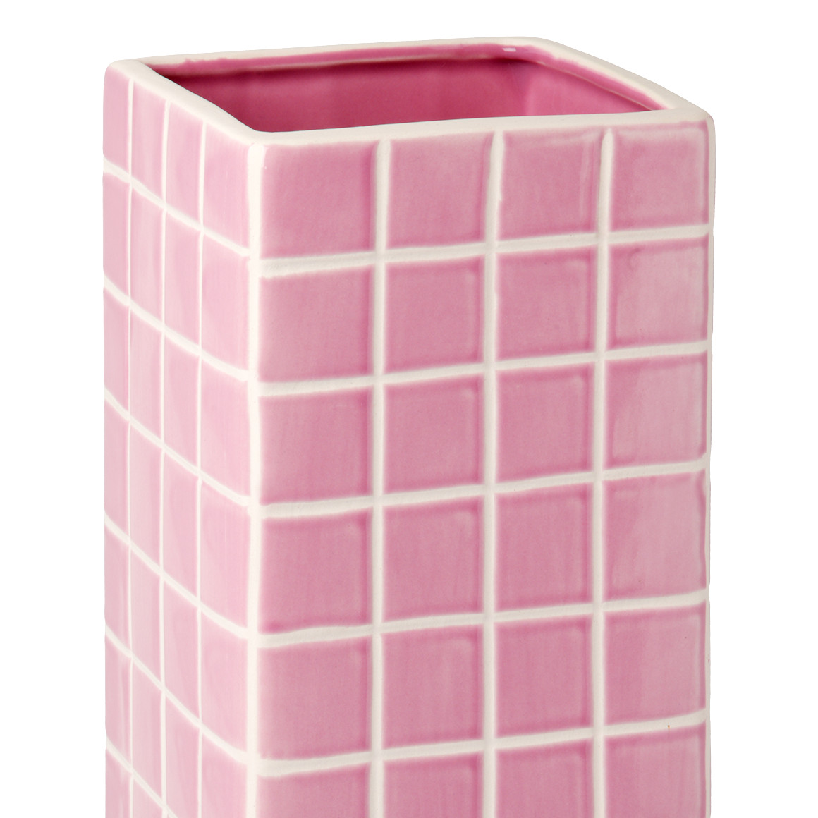 Vase mit Kachel-Muster