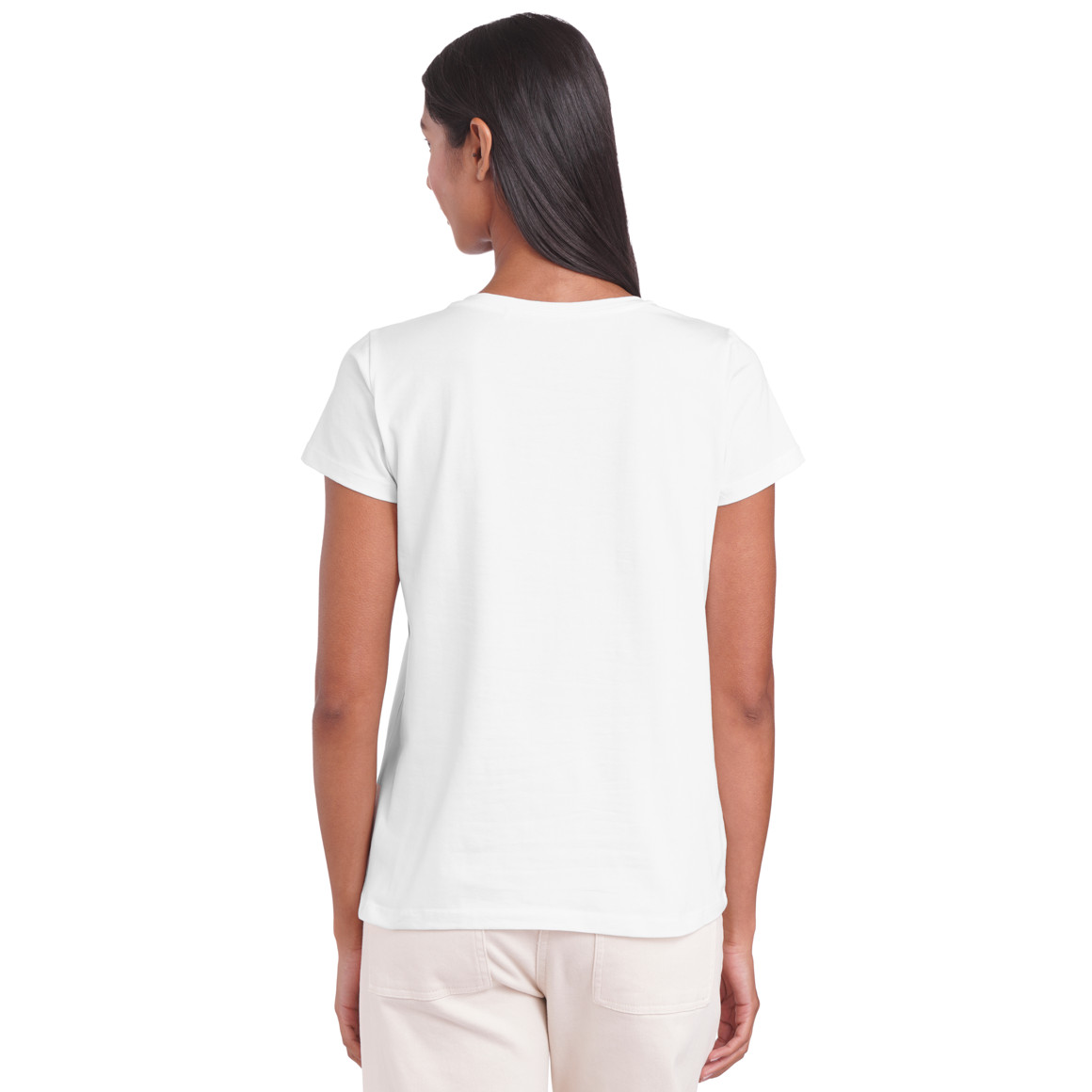 T-shirt voor dames met biologisch katoen