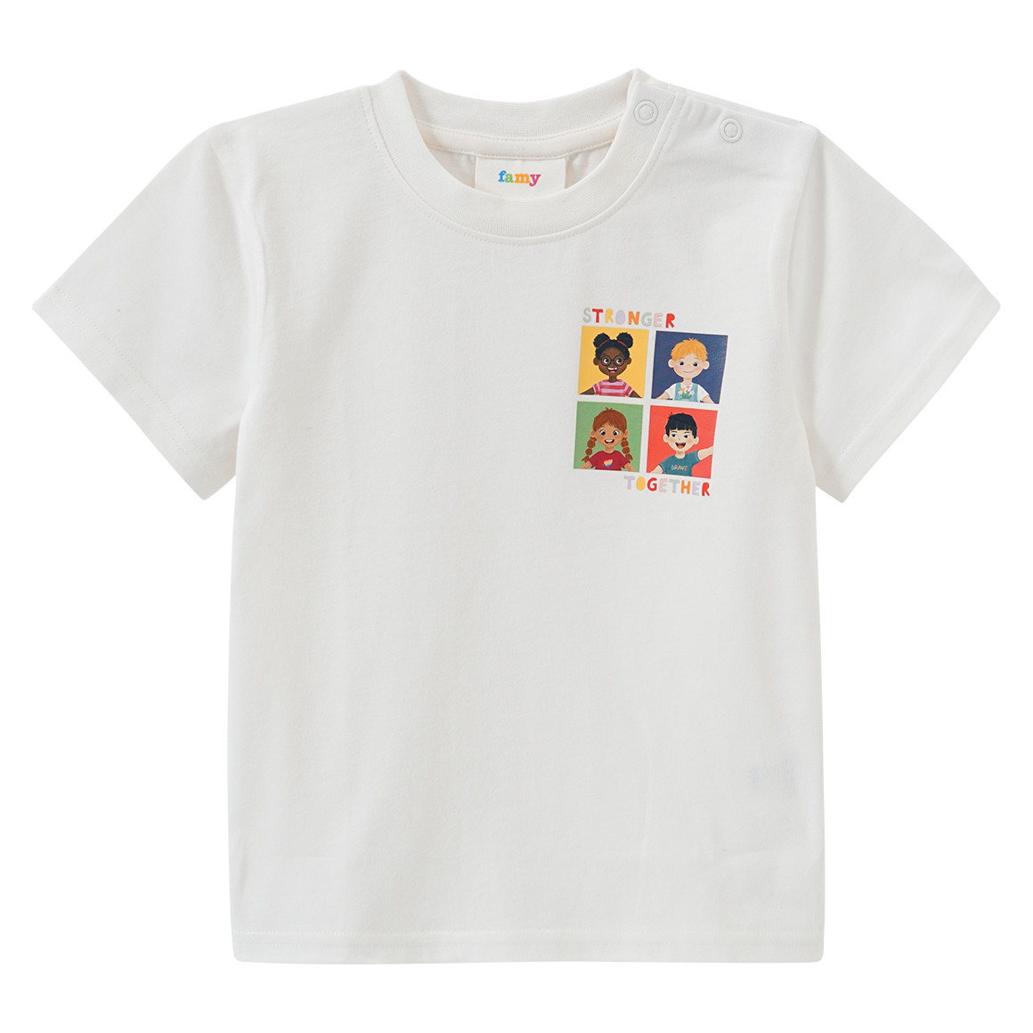 Baby T-shirt met tekstprint