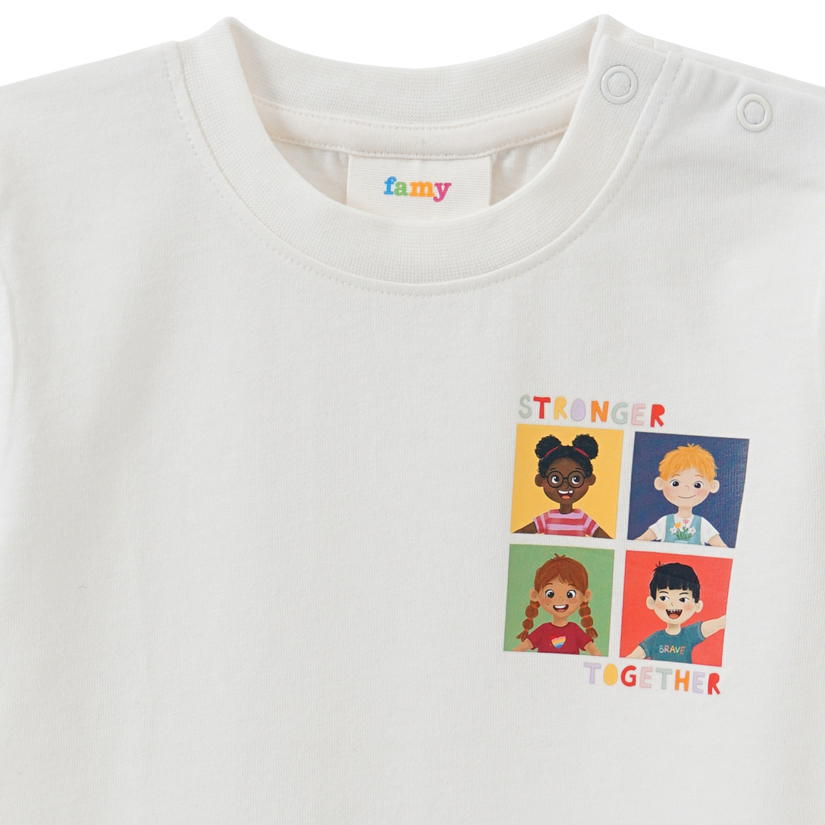 Baby T-shirt met tekstprint