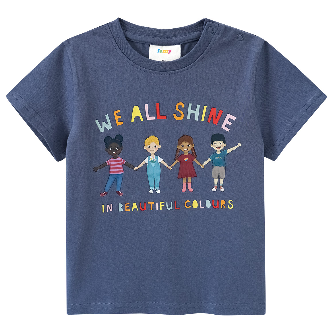 Baby T-Shirt mit Message-Print