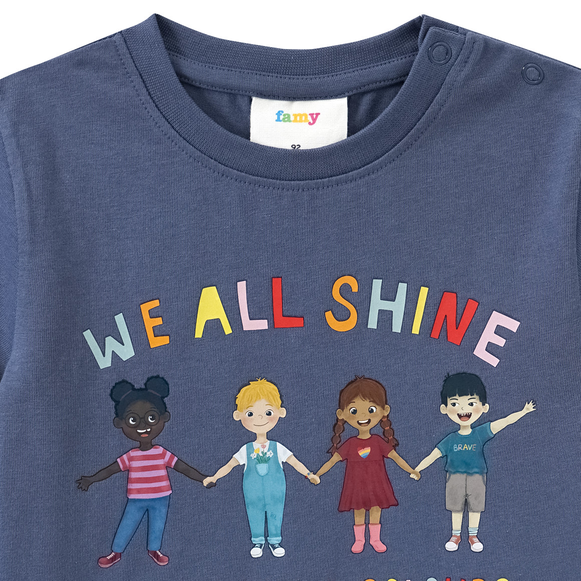 Baby T-Shirt mit Message-Print