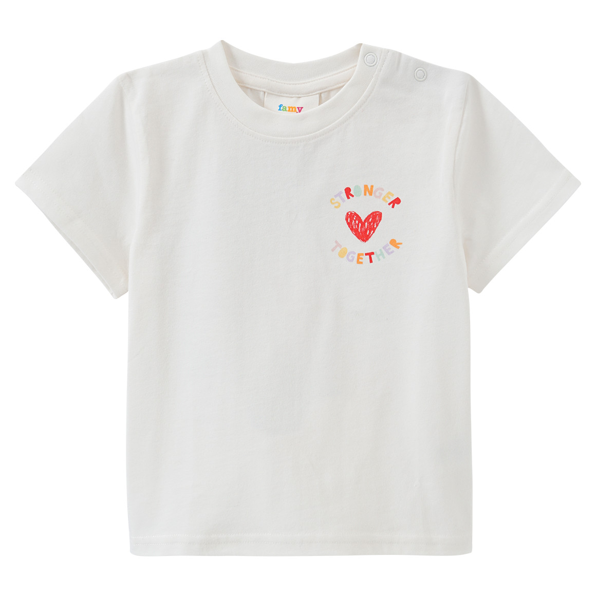 Baby T-shirt met tekstprint