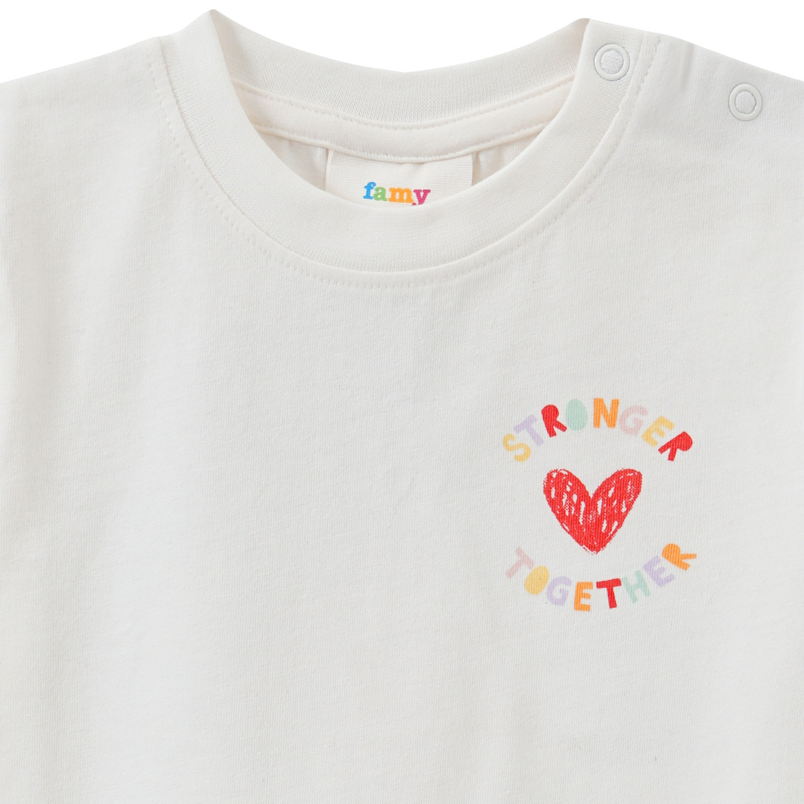 Baby T-shirt met tekstprint