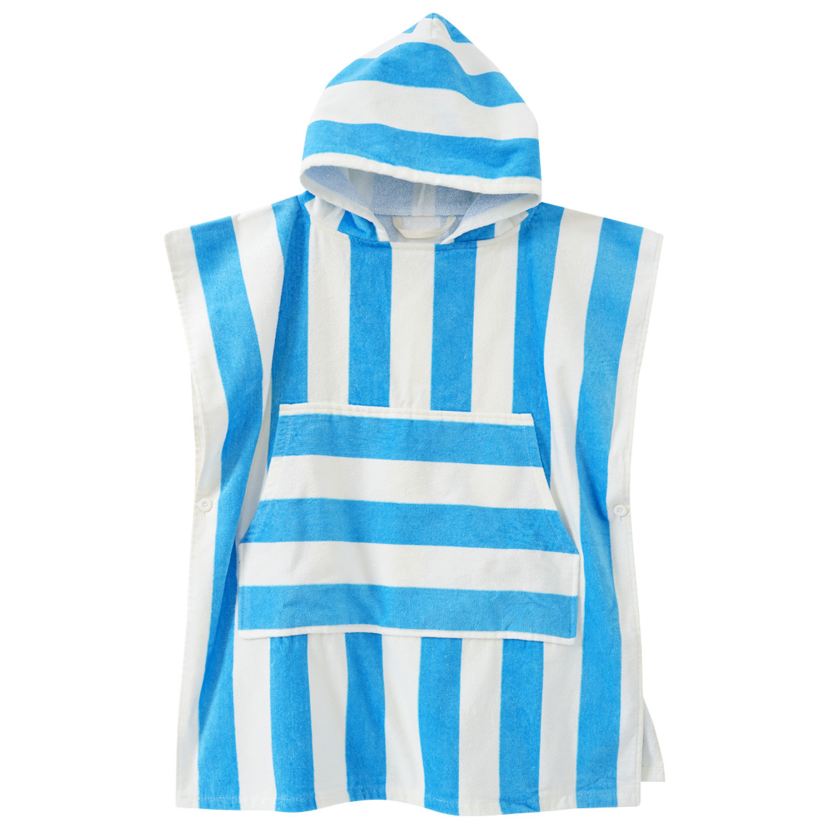 Kinder Badeponcho mit Streifen