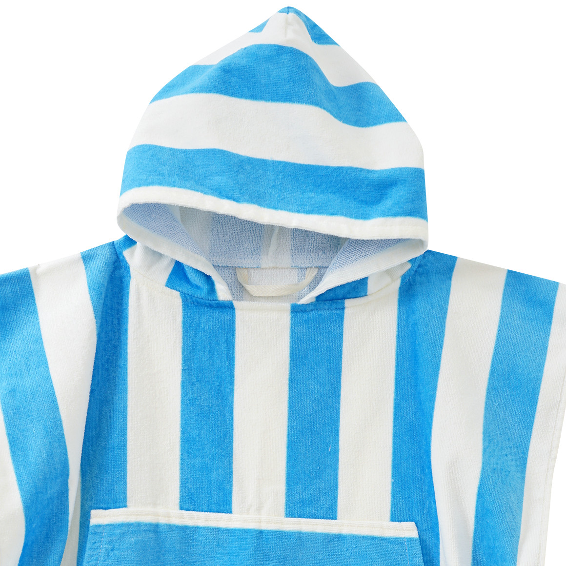 Kinder Badeponcho mit Streifen