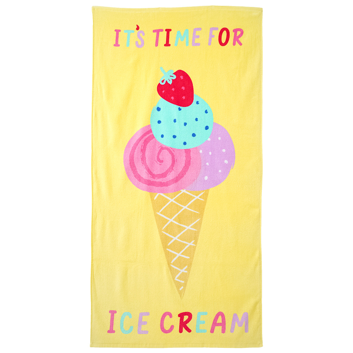 Badetuch mit sommerlichem Motiv