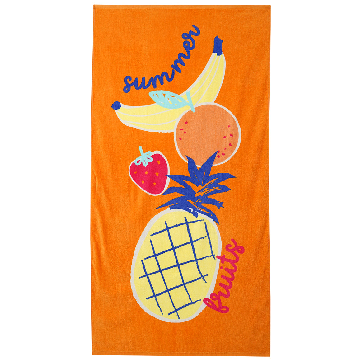 Badetuch mit sommerlichem Motiv