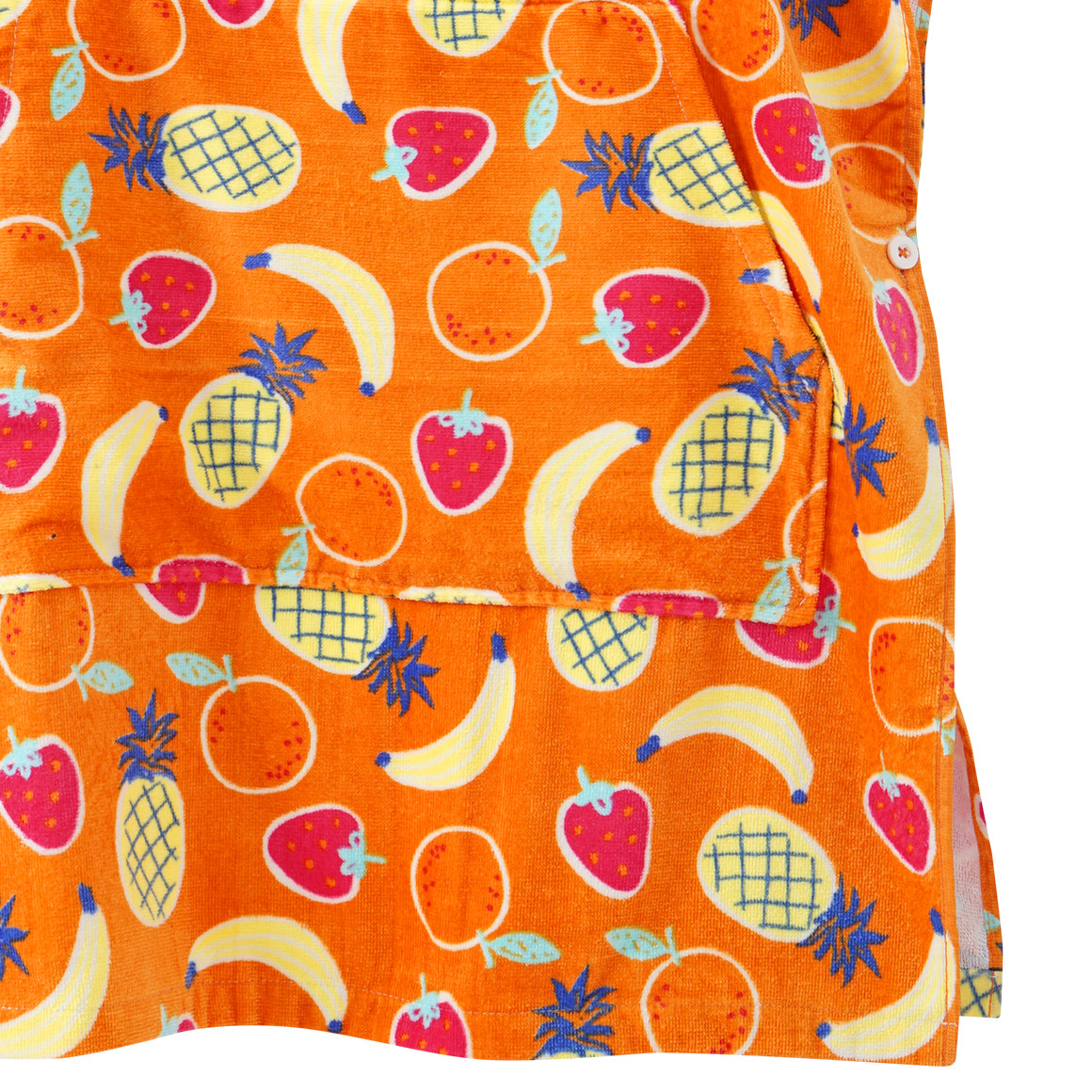 Kinder Badeponcho mit Allover-Print