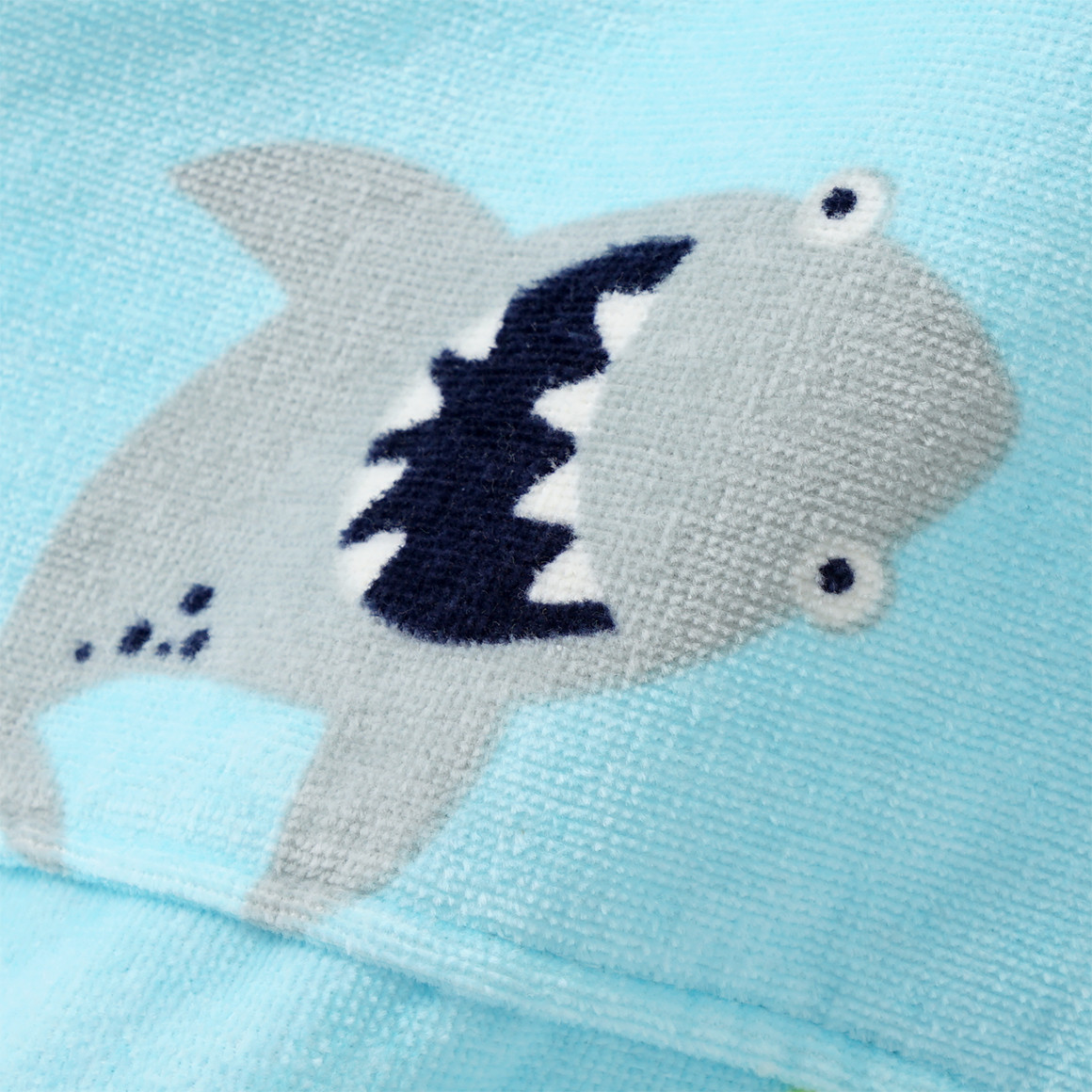 Kinder Badeponcho mit Allover-Print