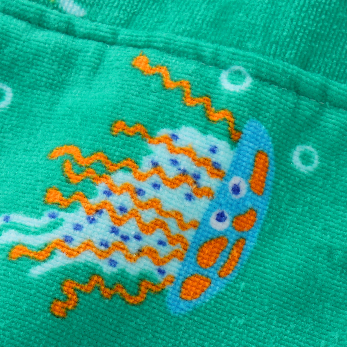 Kinder Badeponcho mit Allover-Print