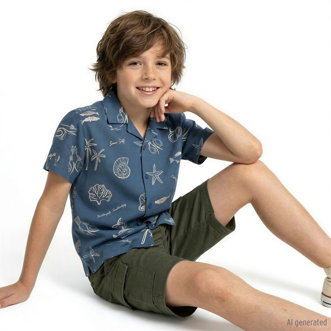 Jungen Hemd aus Viskose
