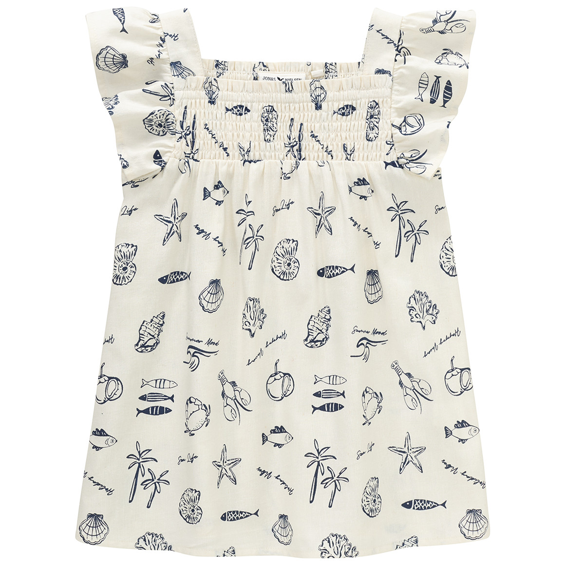 Mädchen Bluse mit Allover-Print