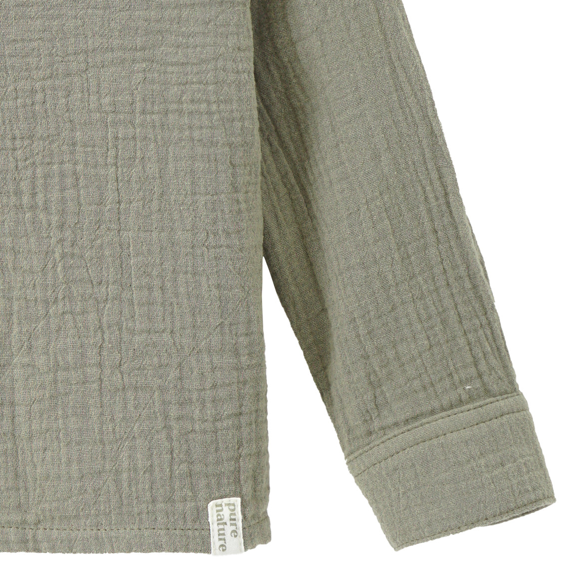 Baby Musselin-Hemd mit Stehkragen