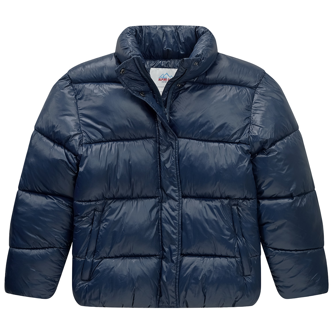 Mädchen Winterjacke in glänzender Optik