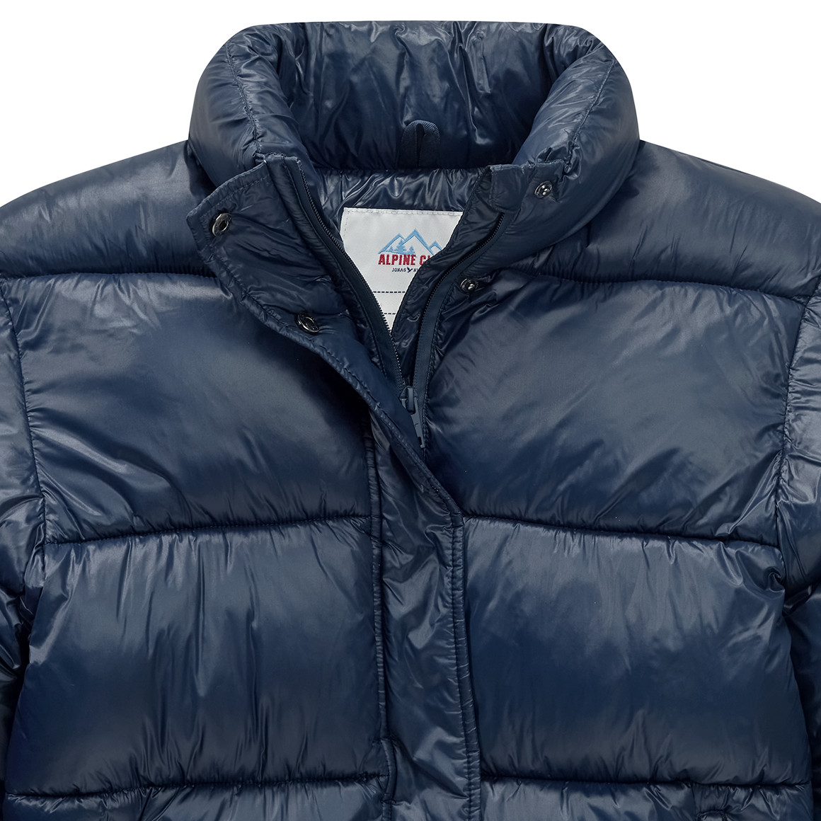 Mädchen Winterjacke in glänzender Optik
