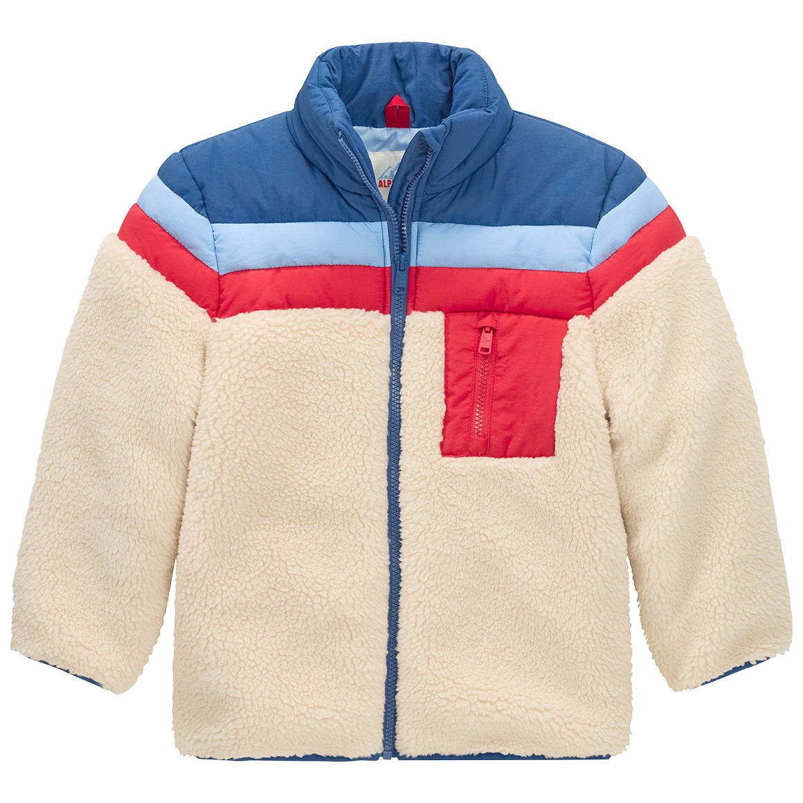 Kinder Teddyjacke mit Reißverschluss