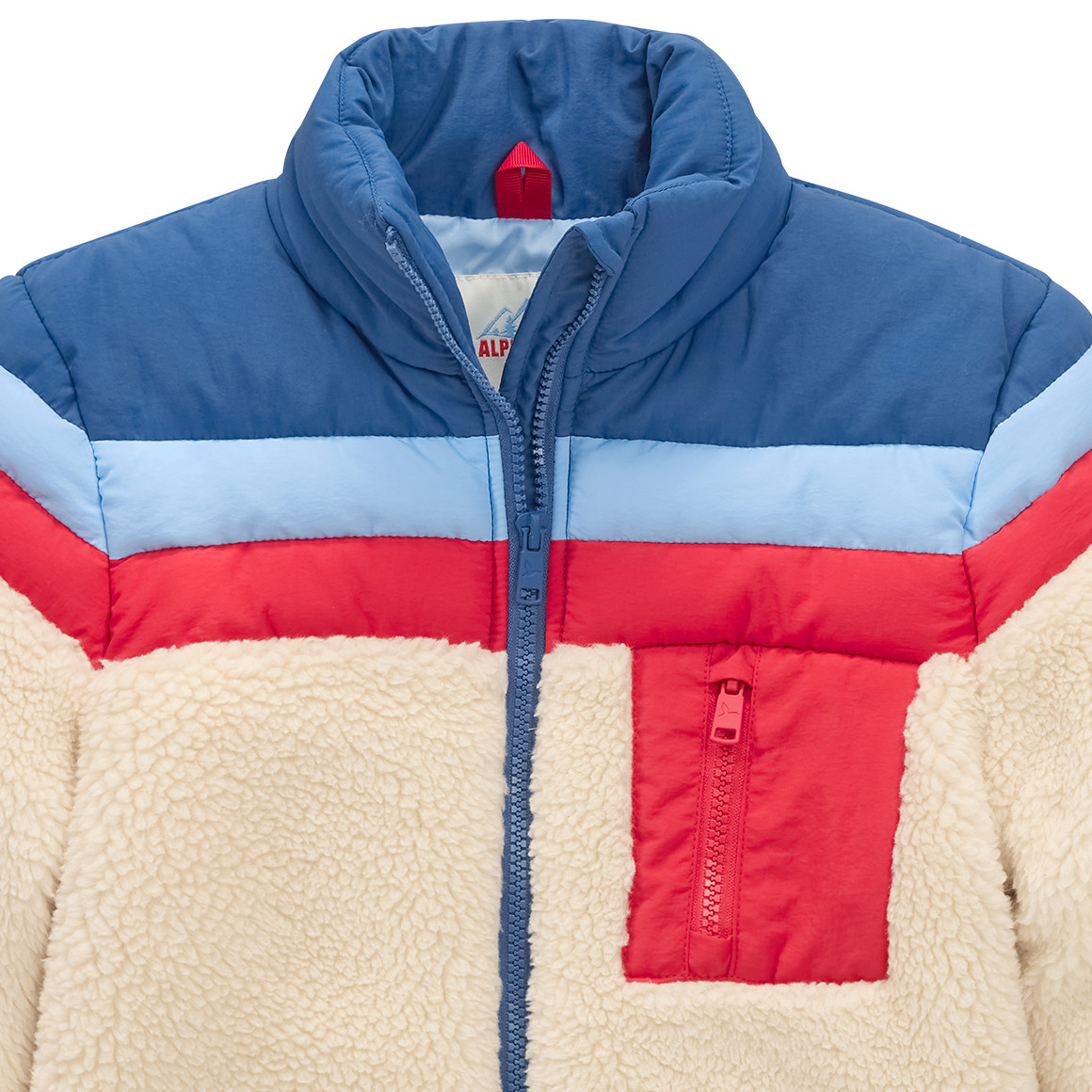 Kinder Teddyjacke mit Reißverschluss