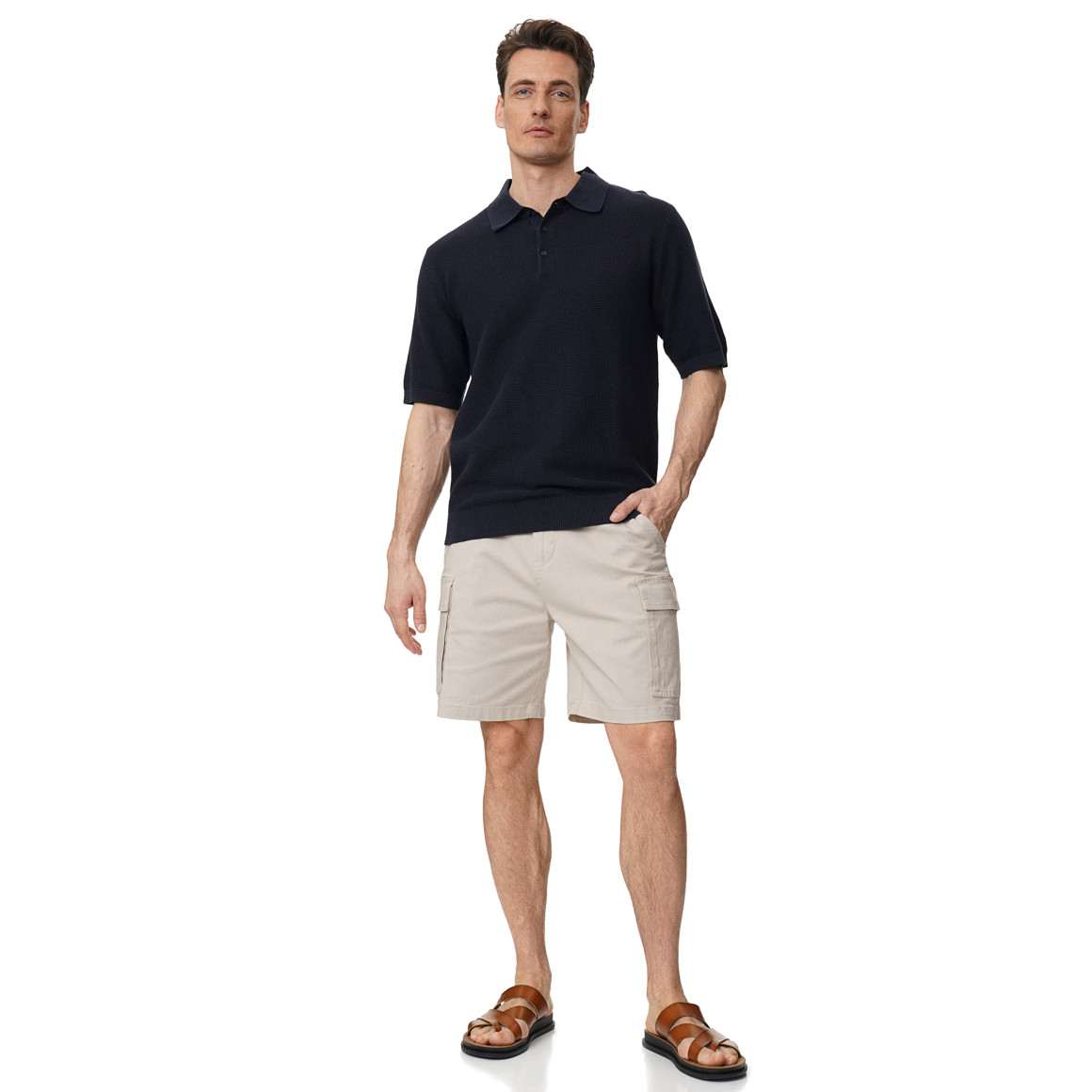 Herren Cargo-Shorts mit Bio-Baumwolle