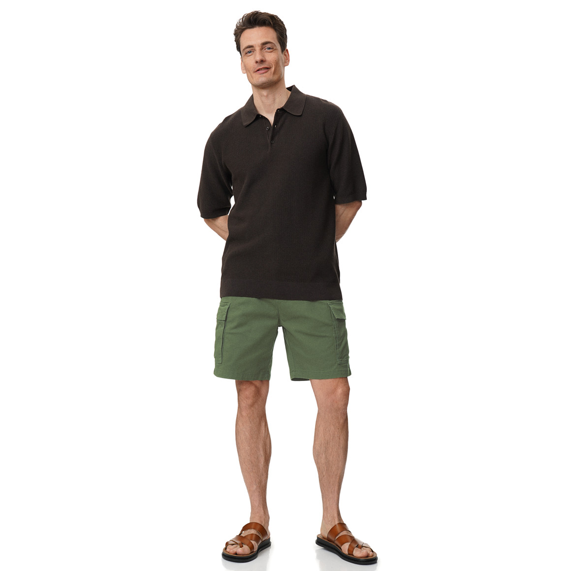 Herren Cargo-Shorts mit Bio-Baumwolle