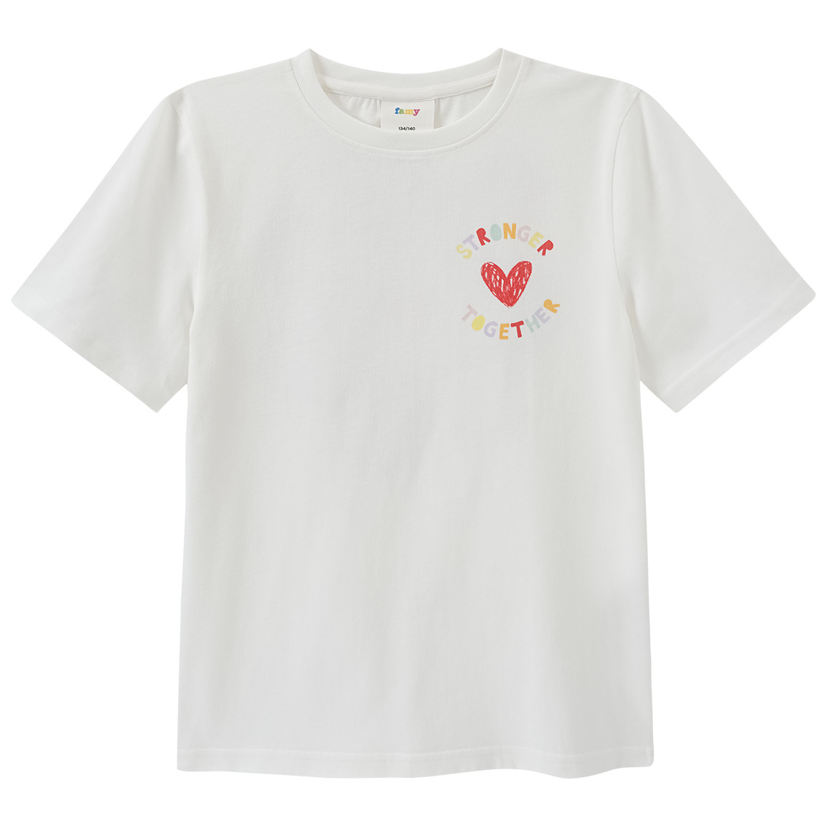 T-shirt voor kinderen met tekstprint
