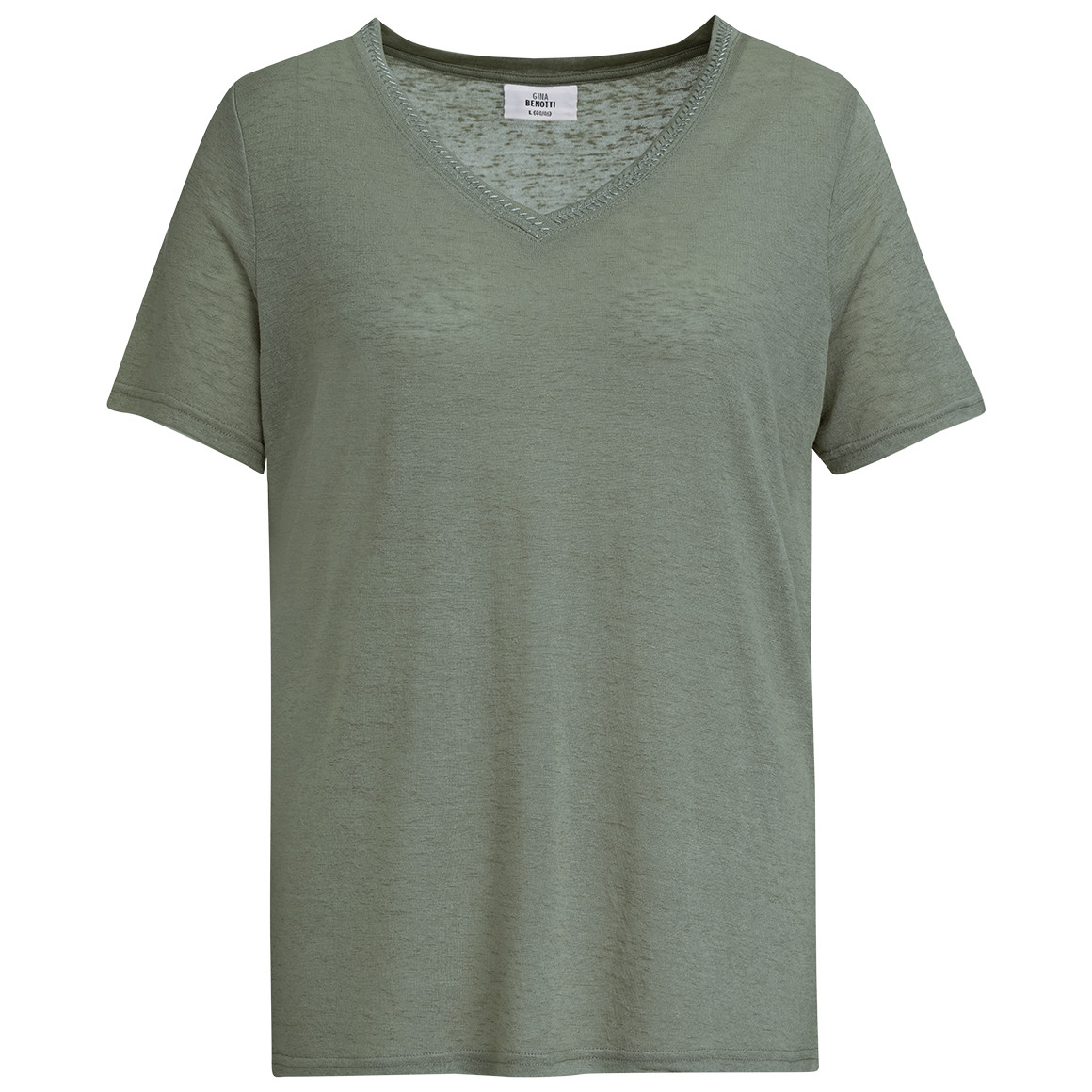 Damen T-Shirt mit Effektgarn