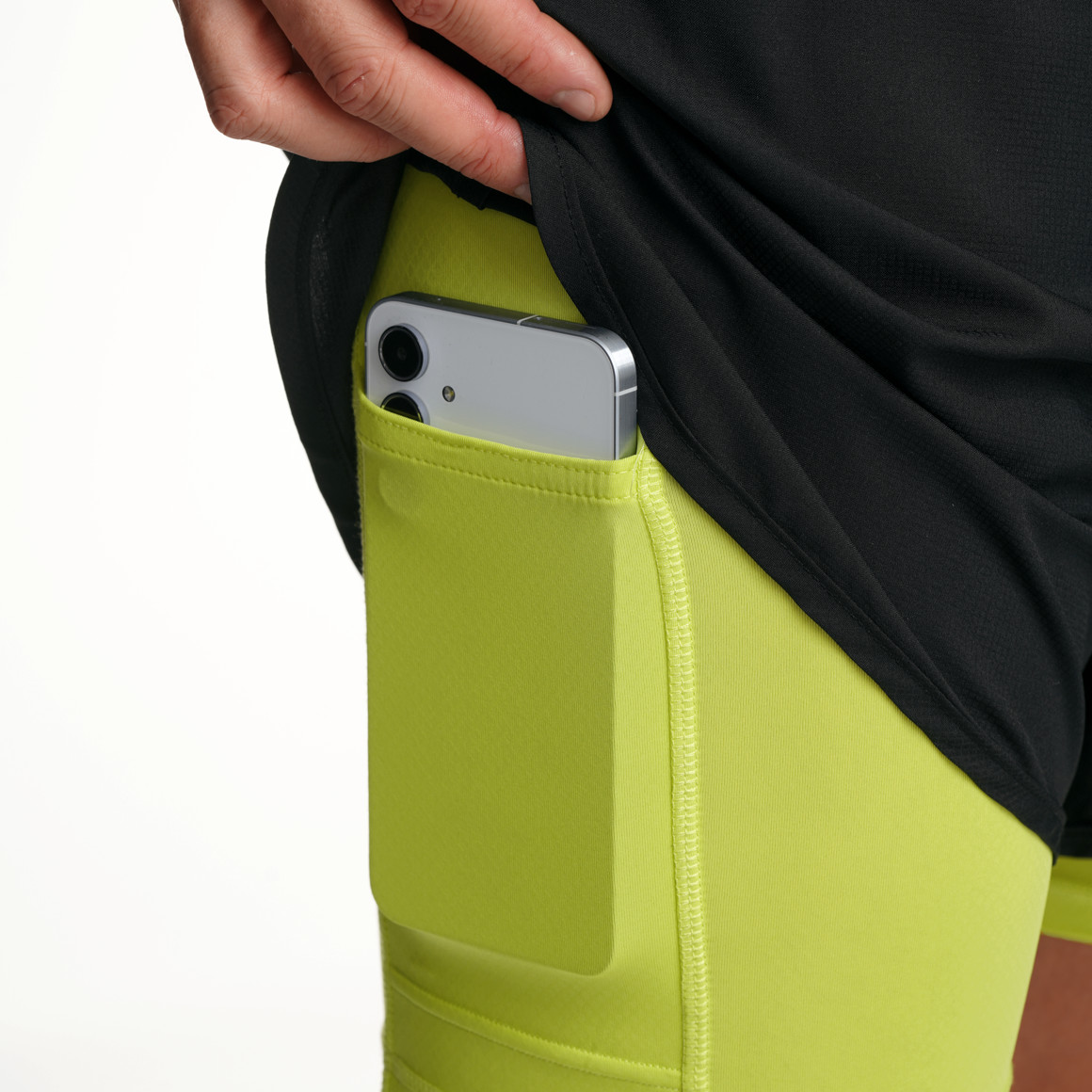 Herren Sport-Shorts zweilagig