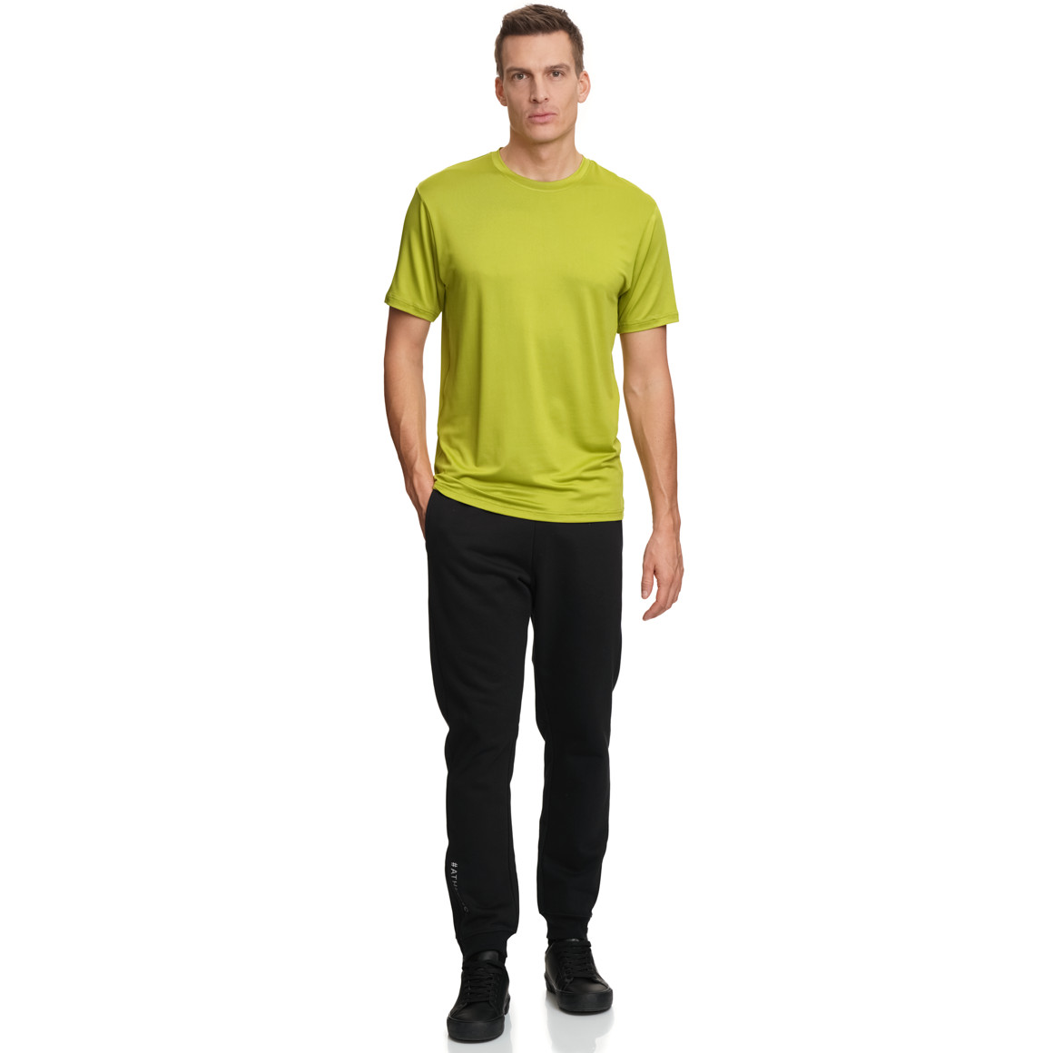 Sport-T-shirt met ronde hals voor heren