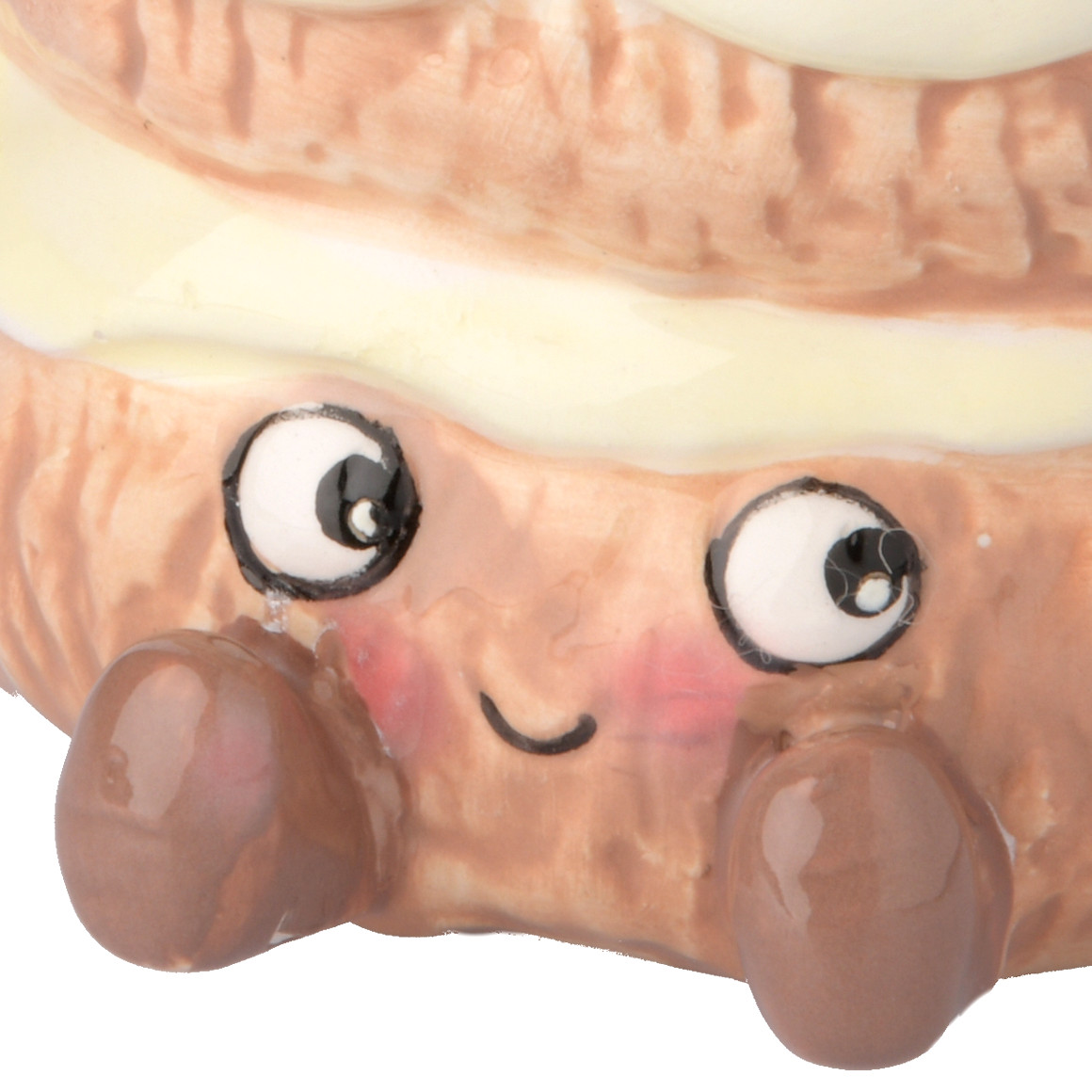 Kleine spaarpot in cupcake-ontwerp