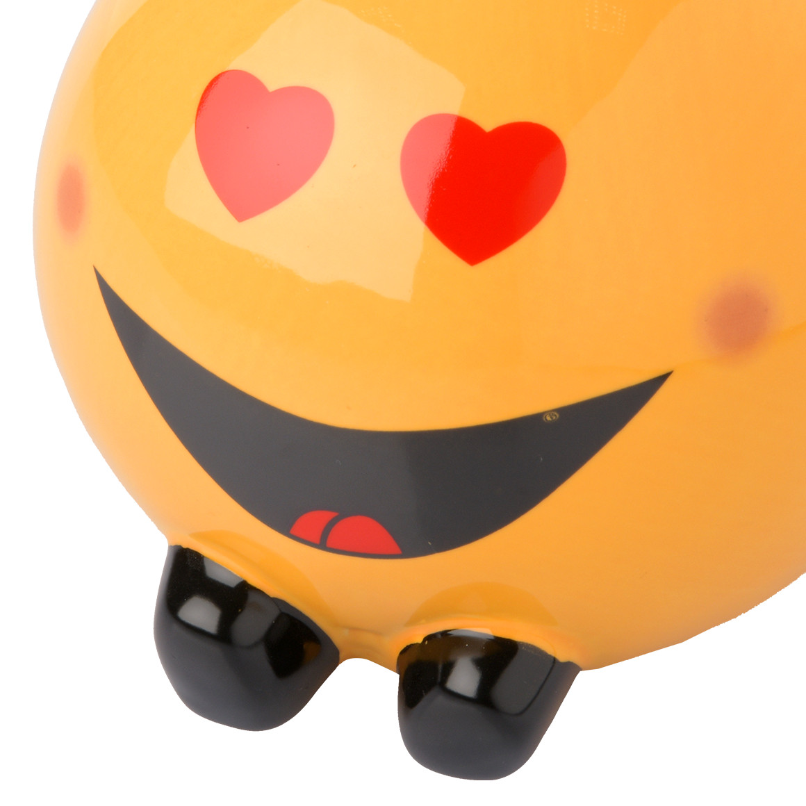 Spaarpot in de vorm van een emoji