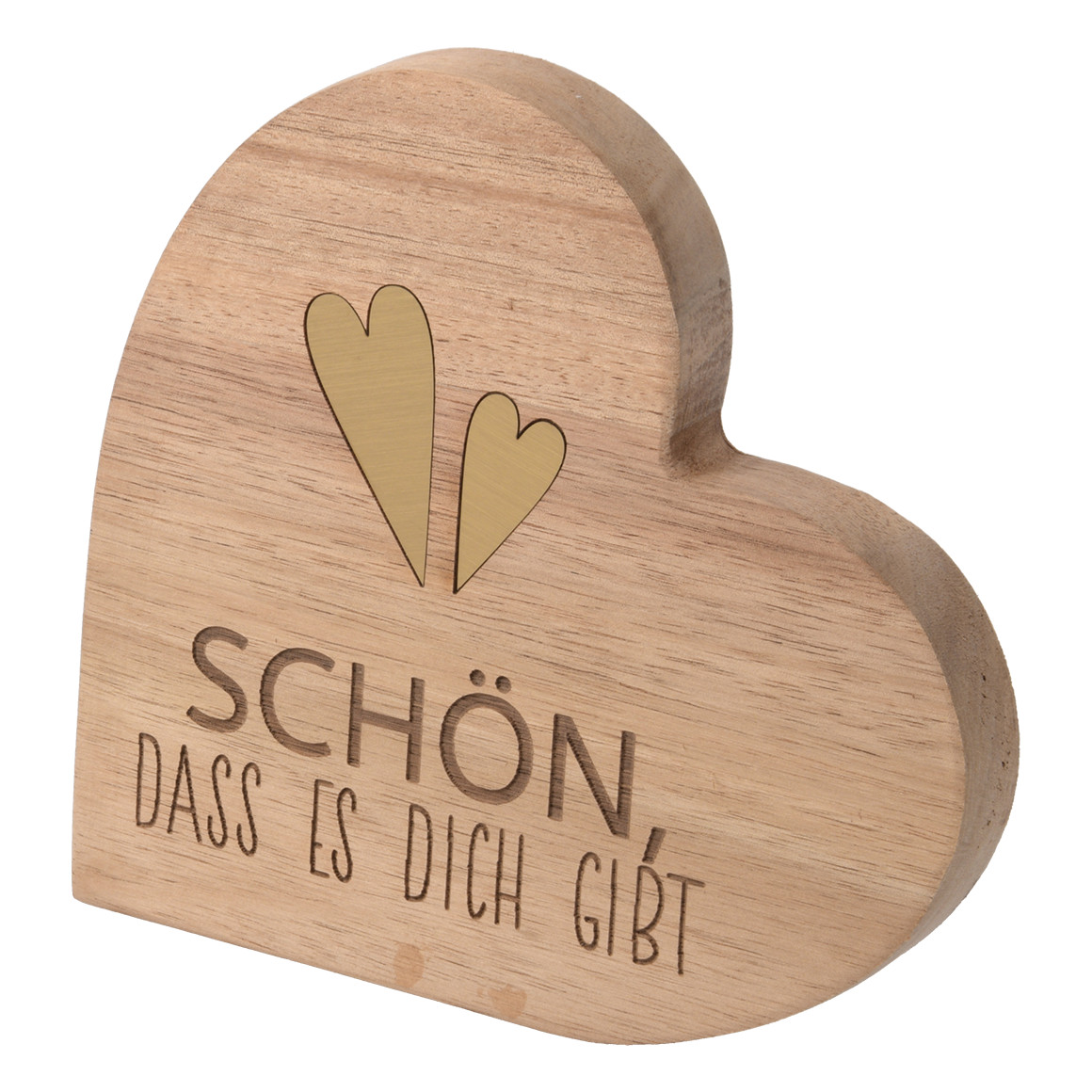 Deko-Aufsteller Herz mit Spruch